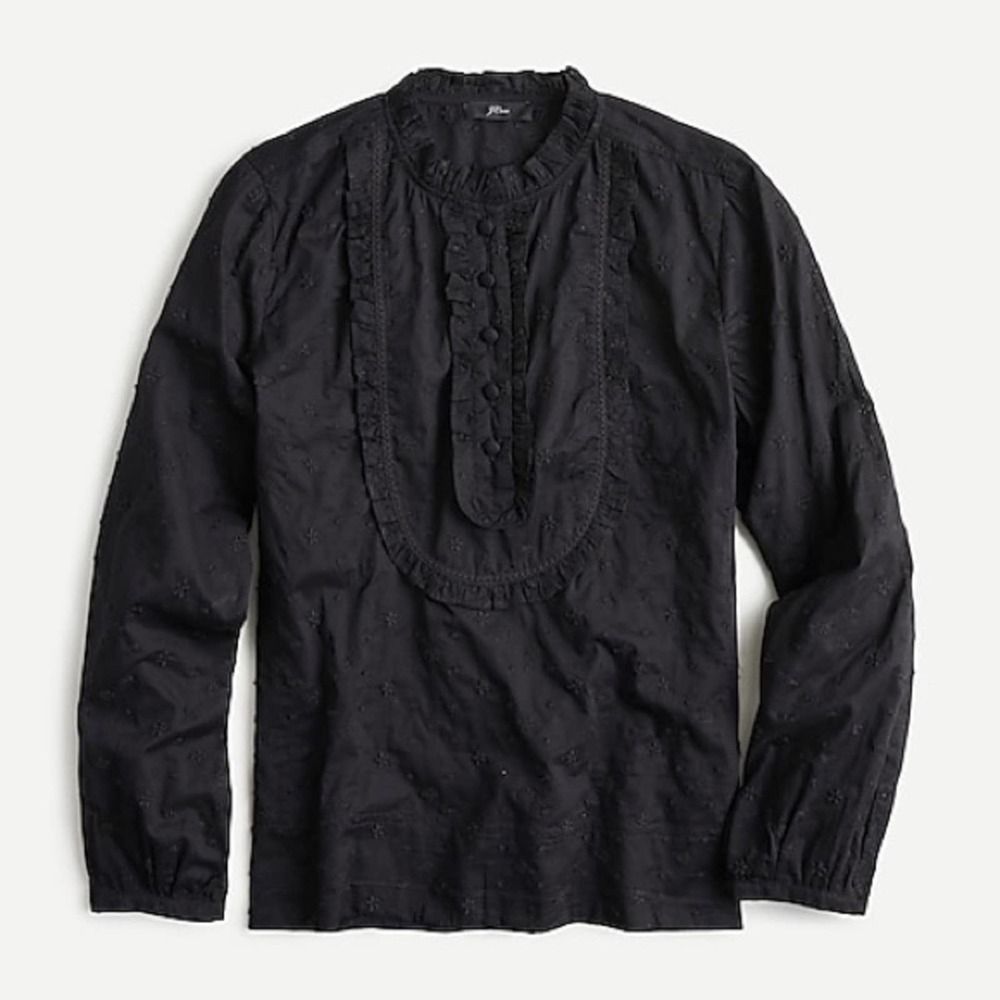 J. Crew Black Blouse